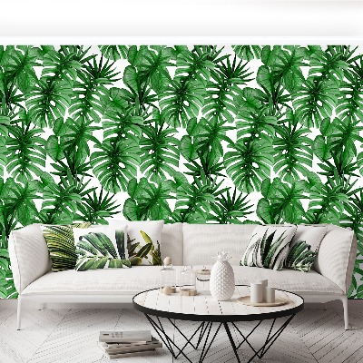 Papel de parede Folhas tropicais