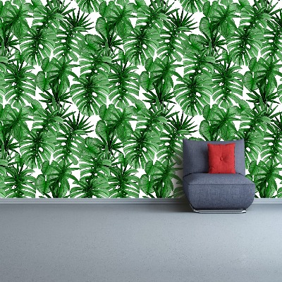 Papel de parede Folhas tropicais