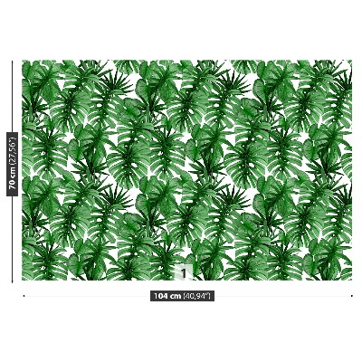 Papel de parede Folhas tropicais