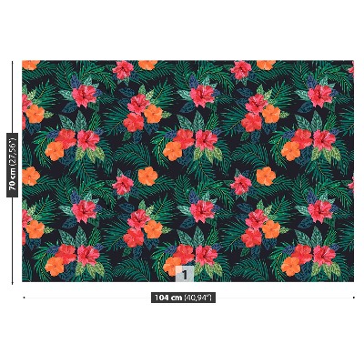 Mural de parede Flores tropicais