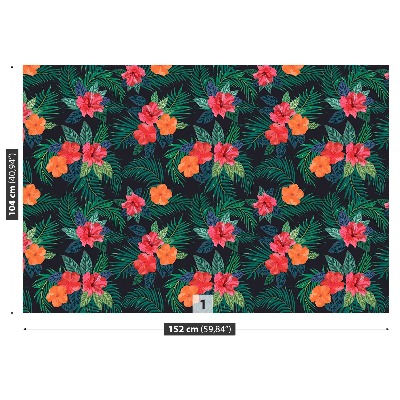 Mural de parede Flores tropicais