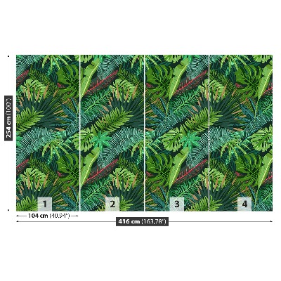 Papel de parede Folhas de palmeira