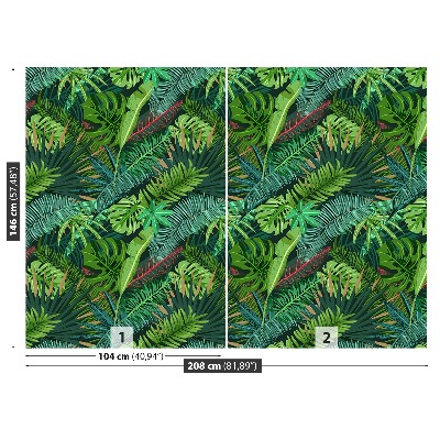 Papel de parede Folhas de palmeira