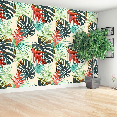 Mural de parede Folhas tropicais