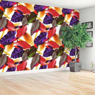 Papel de parede Folhas e flores