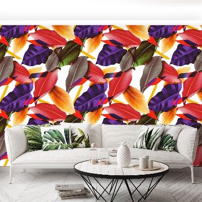 Papel de parede Folhas e flores