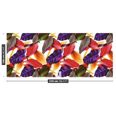Papel de parede Folhas e flores
