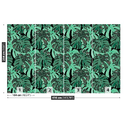 Mural de parede Folhas de Monstera