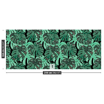 Mural de parede Folhas de Monstera