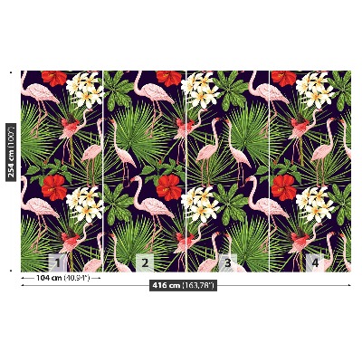 Papel de parede Plantas de flamingos