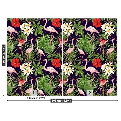Papel de parede Plantas de flamingos