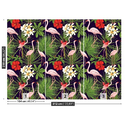 Papel de parede Plantas de flamingos