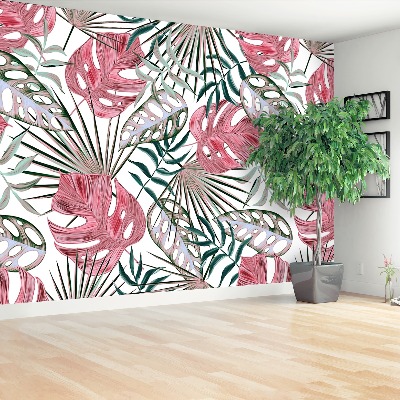 Papel de parede Folhas tropicais