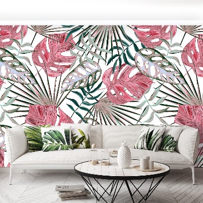 Papel de parede Folhas tropicais
