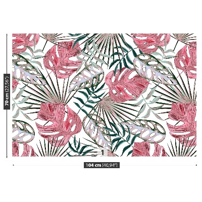 Papel de parede Folhas tropicais