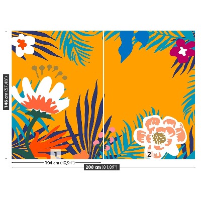 Mural de parede Ilustração floral