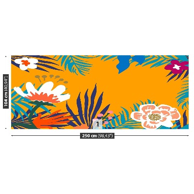 Mural de parede Ilustração floral