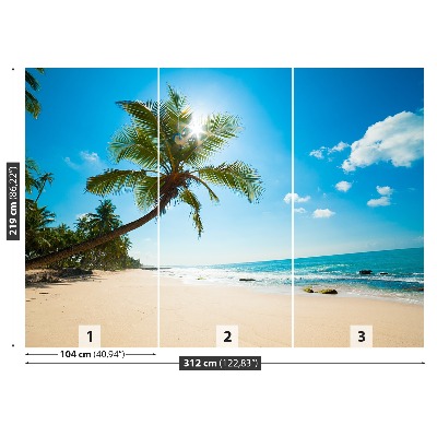 Mural de parede Praia tropical