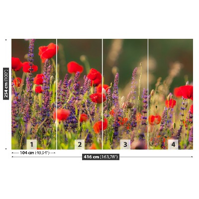 Papel de parede Flores silvestres