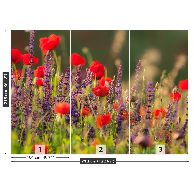 Papel de parede Flores silvestres