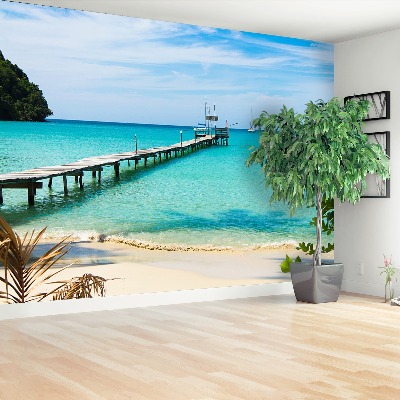 Papel de parede Mar azul