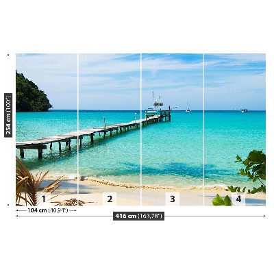 Papel de parede Mar azul