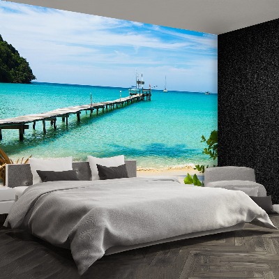 Papel de parede Mar azul