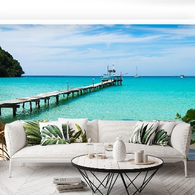 Papel de parede Mar azul