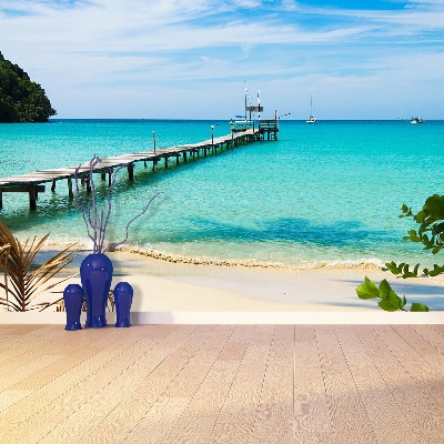 Papel de parede Mar azul