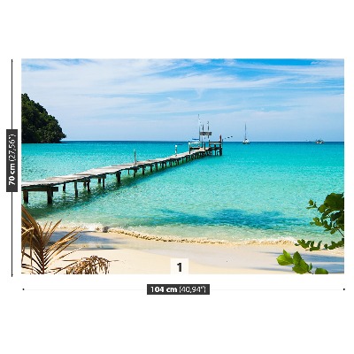 Papel de parede Mar azul