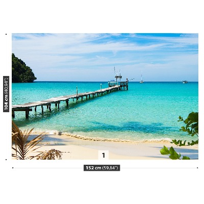 Papel de parede Mar azul