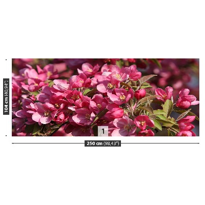 Mural de parede flores de cerejeira