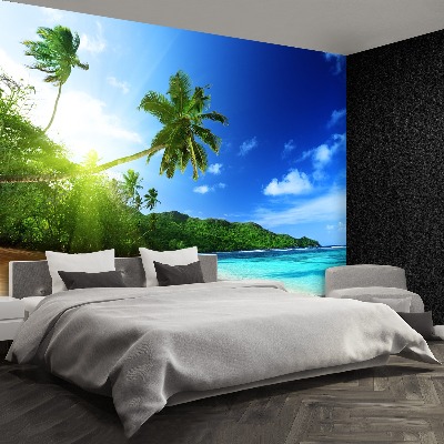 Mural de parede Praia nas Seychelles