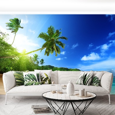 Mural de parede Praia nas Seychelles