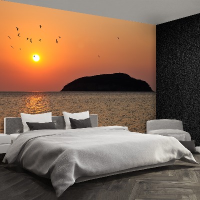 Papel de parede Nascer do sol no mar