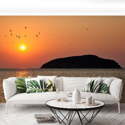 Papel de parede Nascer do sol no mar