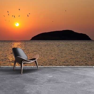 Papel de parede Nascer do sol no mar