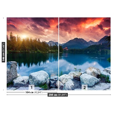 Mural de parede Lago de montanha