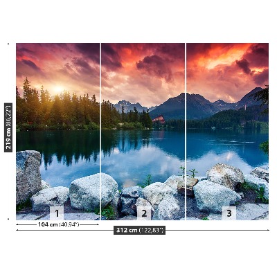 Mural de parede Lago de montanha