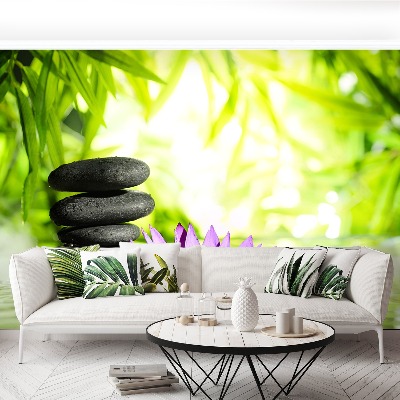 Papel de parede Pedra de Lótus e Zen