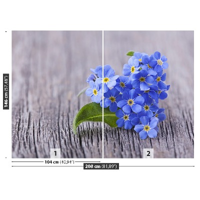 Mural de parede Miosótis