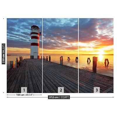 Mural de parede Lago do Farol