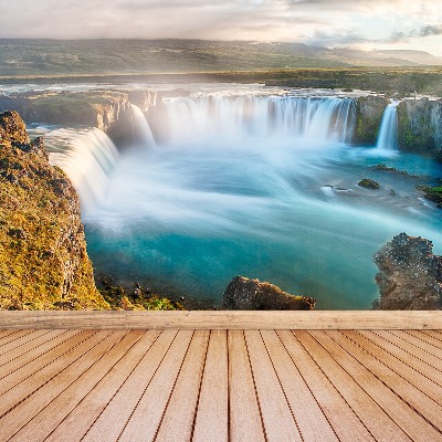 Papel de parede Cachoeira Godafoss