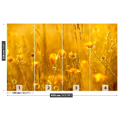 Mural de parede Flores do Prado