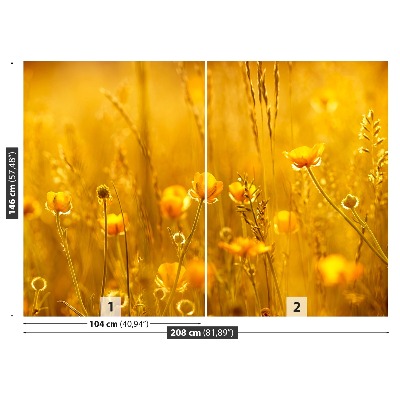 Mural de parede Flores do Prado