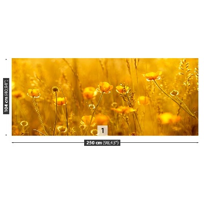 Mural de parede Flores do Prado