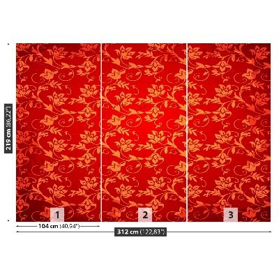 Papel de parede Padrão floral