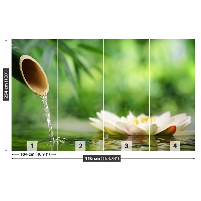 Mural de parede Fonte de bambu