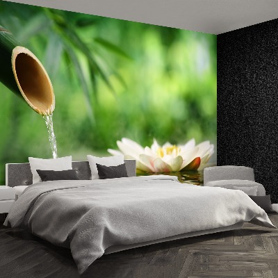 Mural de parede Fonte de bambu