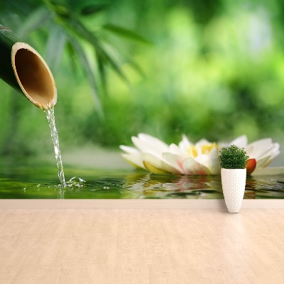 Mural de parede Fonte de bambu